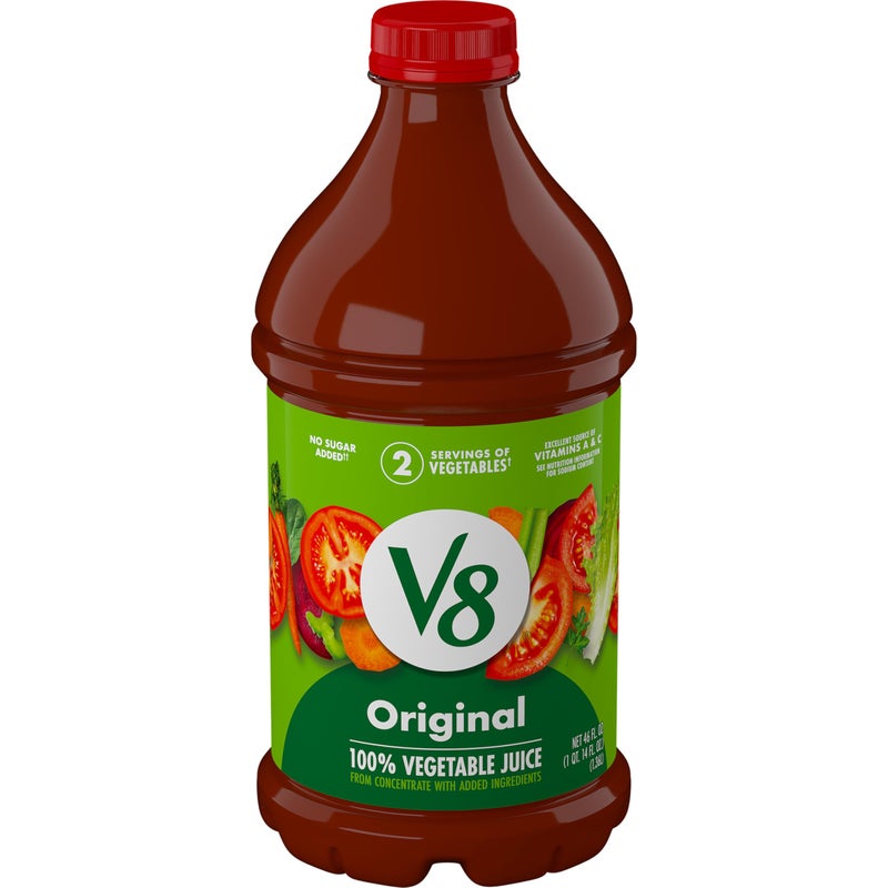 V8 Original 100 Vegetable Juice 46 fl oz Bottle - Image 3