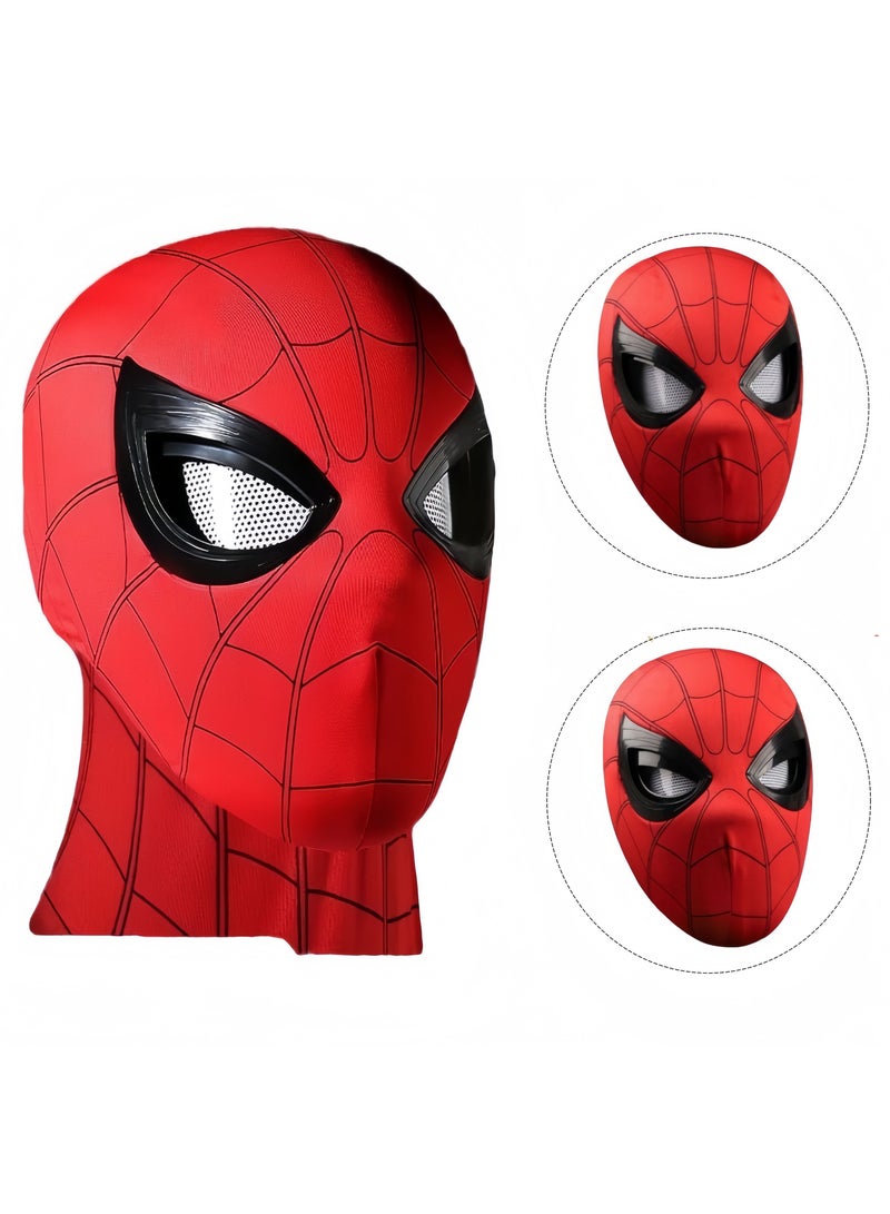 Mechanical Blinking Spider Hero Mask - Realistic Superhero Cosplay for Kids & Adults | Festivals, Comic Con & Birthday Parties | Adjustable Fit  - Image 1