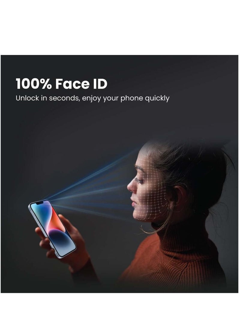 Brave Premium 9H Hardness Tempered Glass Screen Protector for iPhone 14 Pro 6.1 inch - Edge-to-Edge Full Coverage, Bubble-Free, HD Clarity, Scratch and Shatter Resistant, Easy Installation with Alignment Tray - Ultra Slim and Case Compatible for Optimal Protection - Image 3