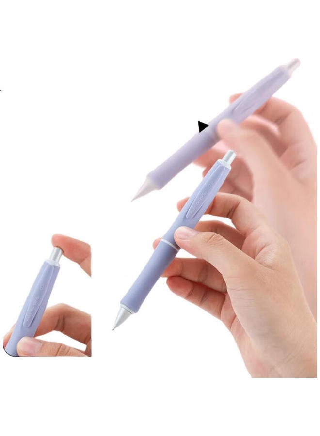 Pilot Dr.Grip Mineral Color Grip Series Automatic Pencil For Elementary School Students' Exams, Drawing, And Gift-Giving Hdgs-5M24 0.5Mm Apricot Pink - Image 1