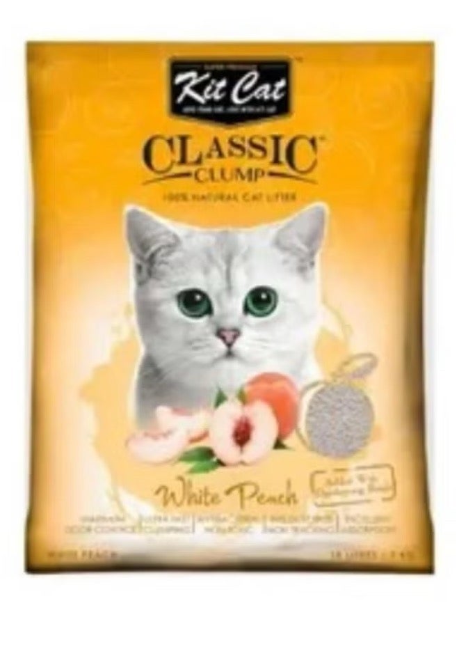Kit Cat Peach Sand for Cats 10L