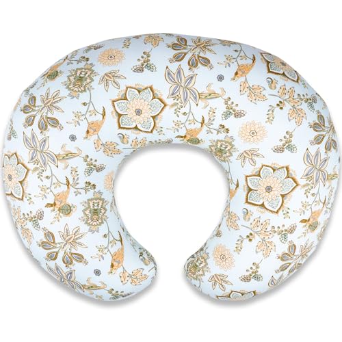 x-vesolje xvesolje Baby Nursing Pillow for Breastfeeding Adjustable Breastfeeding Pillow for Bottle Feeding Nursing Support Pillow for Mom and Baby Healthier Nursing Removable Cover Floral - Image 1