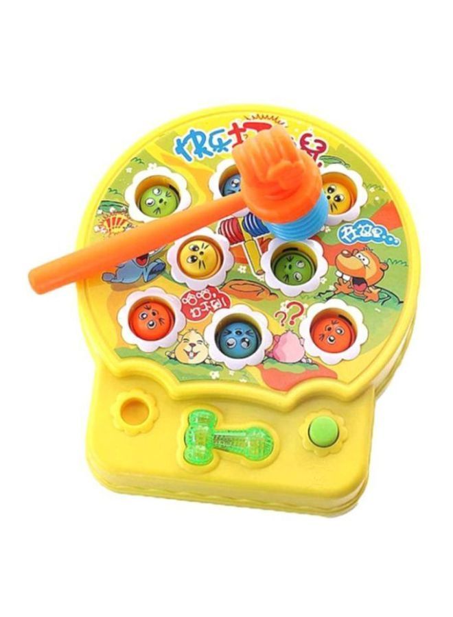 NIBEMINENT Electric Music Whack-A-Mole Pounding Toy With Mallet 34.4x20.5x13.2cm - Image 1