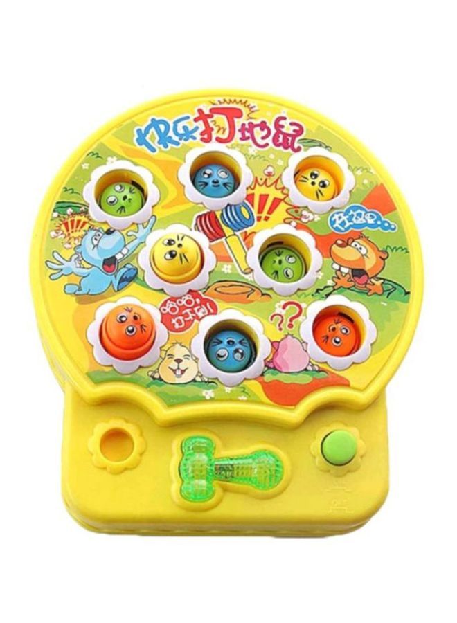 NIBEMINENT Electric Music Whack-A-Mole Pounding Toy With Mallet 34.4x20.5x13.2cm - Image 2