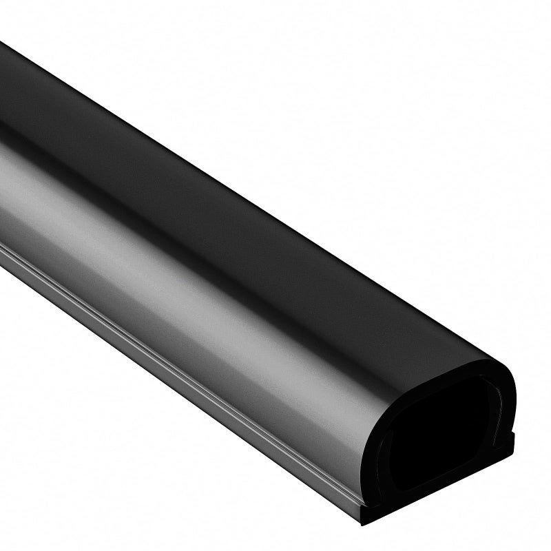 Yecaye 128in Wall Cord Hider for 1 Mini Wire, On-Wall Cord Cover Channel, Wire Concealer, Cable Cover Cable Management for Home Office, W0.5in H0.31in, Black - Image 1