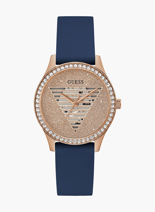 GUESS Women Quartz Analog Round Shape Silicone Wrist GW0530L3 - 38 mm - Image 1