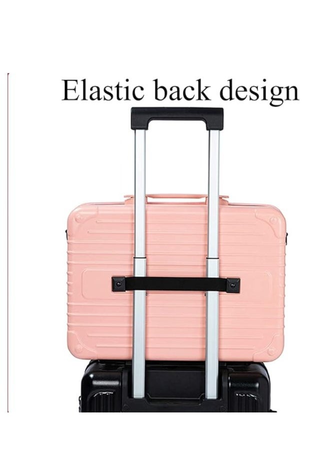globalstar Globalstar Travel Makeup Organizer - Pink Artist Makeup Bag & Portable Skincare Train Case  - Image 4