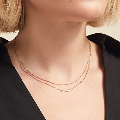 Collner 14K Gold Heart Pendant Necklace for Women Dainty Star Necklace Tiny Evil Eye Choker Necklace Boho Crescent Moon Necklace Minimalist Jewelry - Image 2