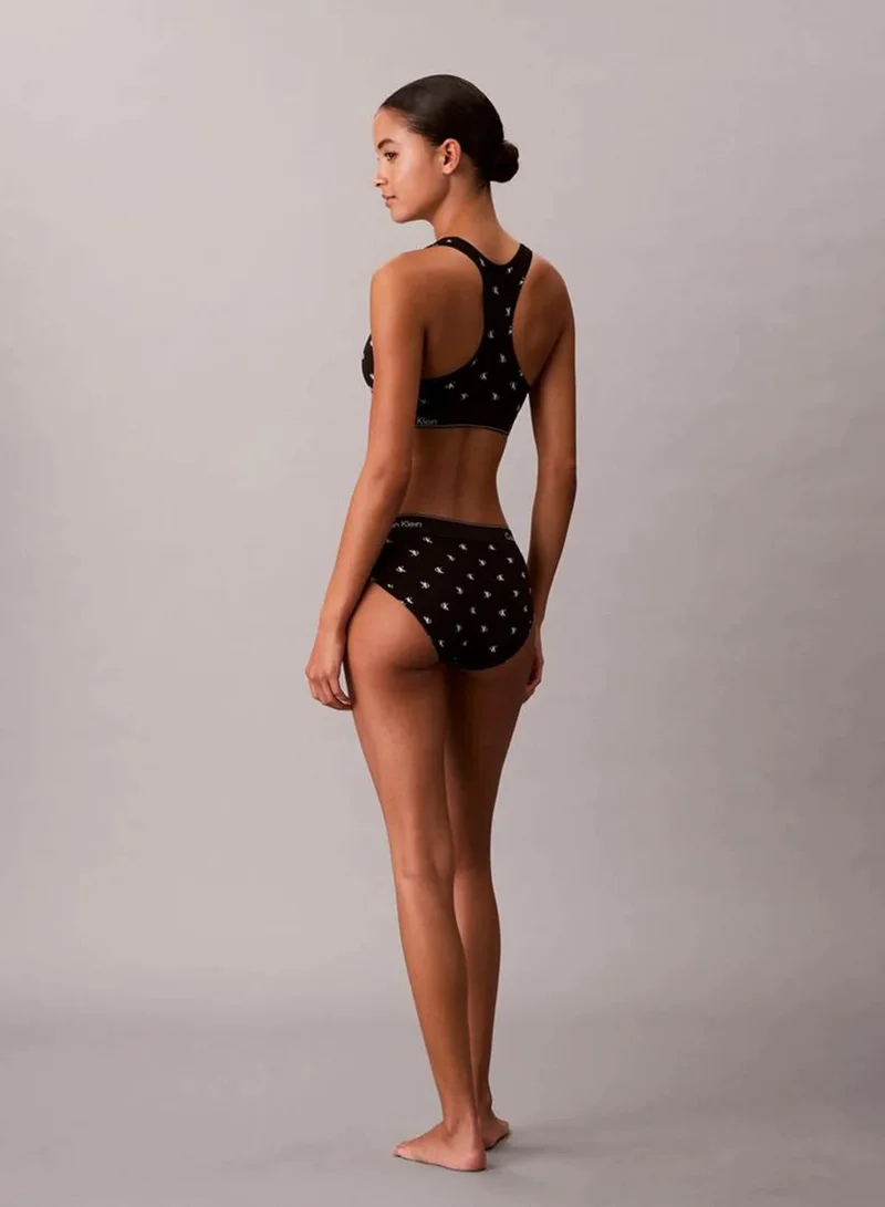 Calvin Klein DIAMOND LOGO+BLACK Bikini Briefs - Icon Cotton Modal for Women | Best Price UAE