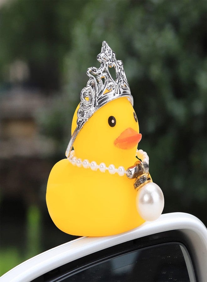 Wonuu Car Duck Ornaments with Mini Crown and Necklace, C-Male Crown - Image 5