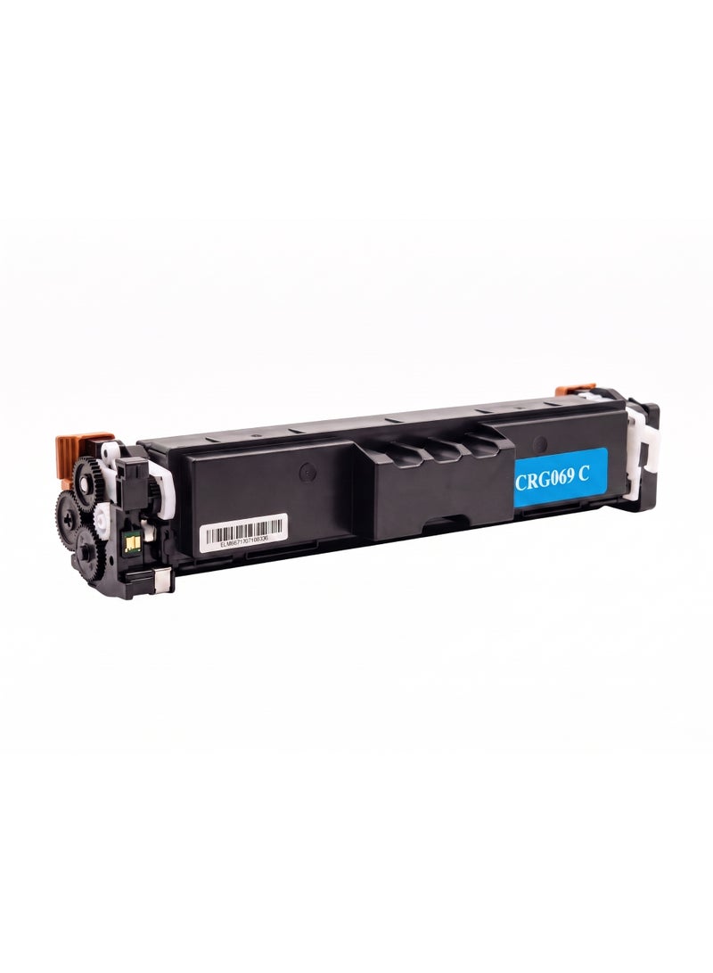 طباعة الذهب Gold Print Premium Toner Cartridge CRG069 Cyan Compatible for Canon i-SENSYS LBP673Cdw, LBP674Cx, LBP672C, Canon i-SENSYS MF751cdw, 752cdw, 753, Toner: Refined toner is infinitely close to original toner to achieve high color printing. - Image 2