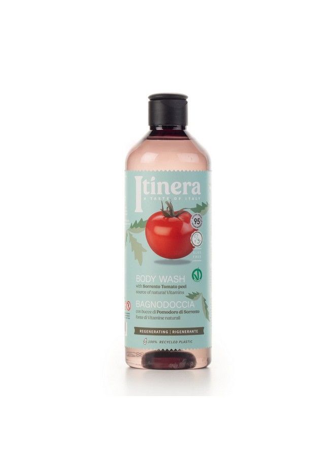 ITÍNERA Itinera Regenerating Body Wash With Sorrento Tomato Peel (12.51 Fl Oz) With Aloe Vera And Glycerine Vegan Friendly 95% Natural Origin Ingredients - Image 1