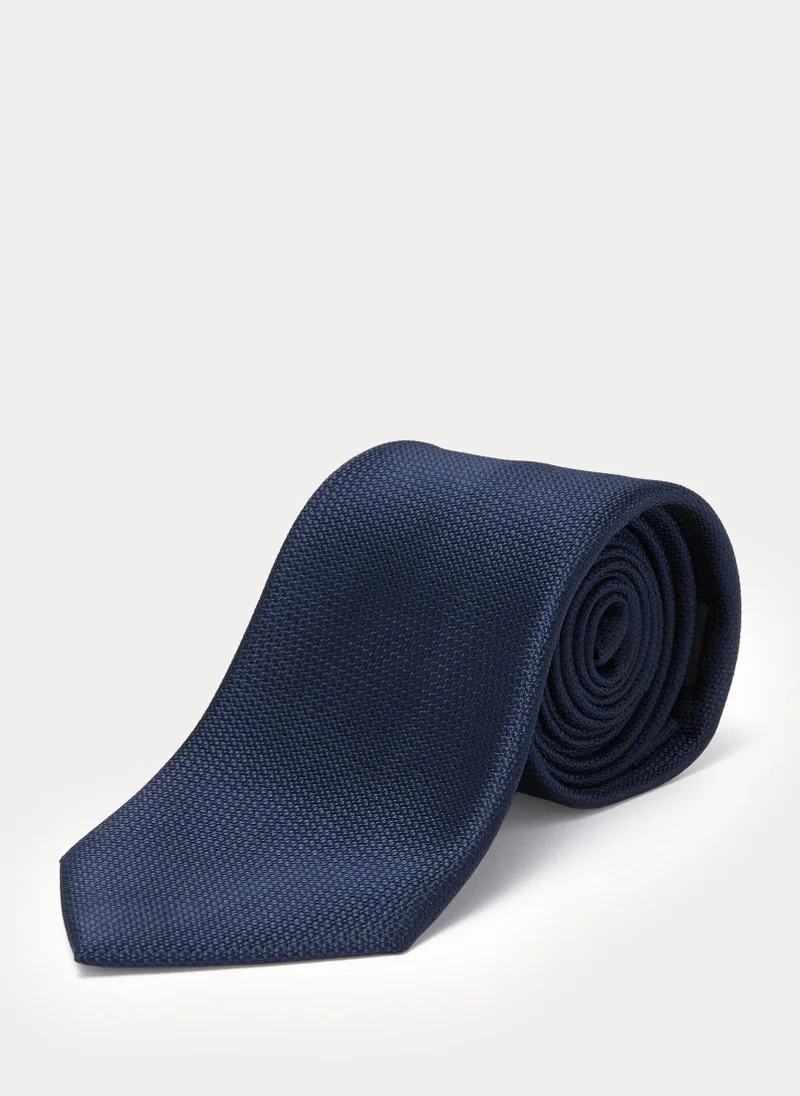 Matalan Taylor & Wright Navy Plain Tie