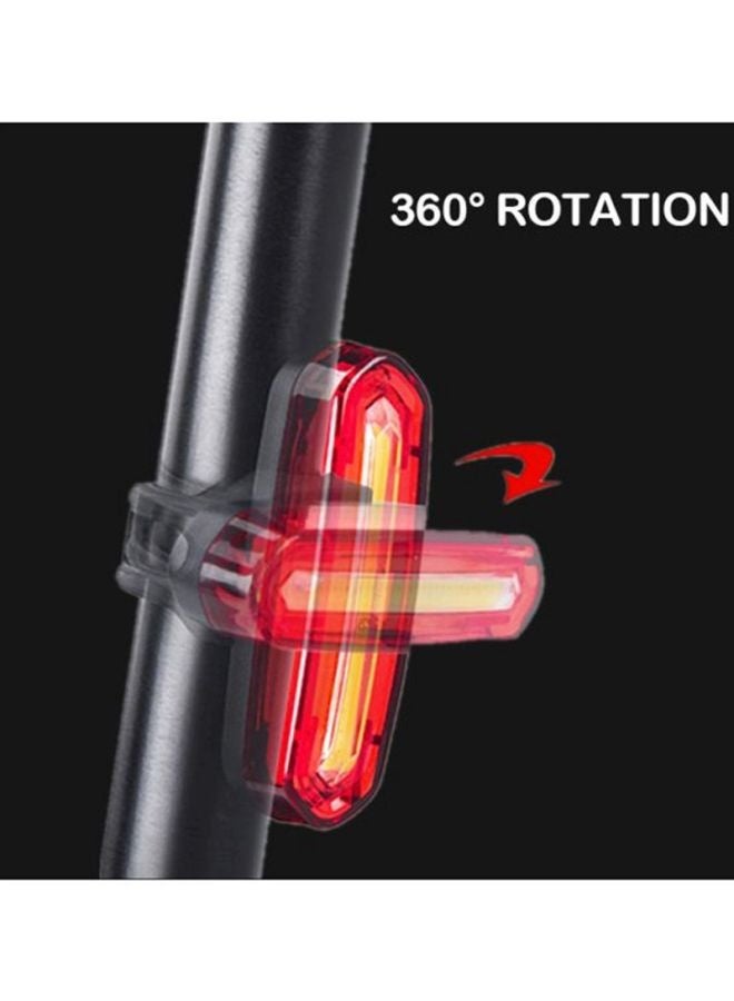 COYO ضوء خلفي للدراجة، ضوء أمان LED قابل لإعادة الشحن عبر USB للدراجة، ضوء خلفي للدراجات شديد السطوع ومقاوم للماء يناسب أي دراجة على الطرق أو الجبال - Image 4