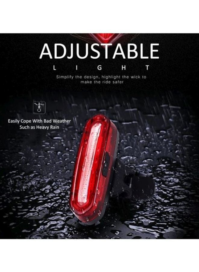 COYO ضوء خلفي للدراجة، ضوء أمان LED قابل لإعادة الشحن عبر USB للدراجة، ضوء خلفي للدراجات شديد السطوع ومقاوم للماء يناسب أي دراجة على الطرق أو الجبال - Image 3