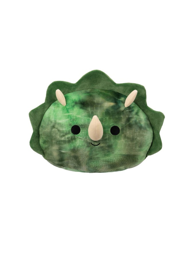 Squishmallows 12 inch Medium Plush StackablesTrey Textured Green Triceratops , Officially Licensed Kellytoy Plush Toy, Colorful Soft Toy, Gift for Kids, Girls & Boys Washable Squishy Stuff Toy Multicolor All Age  - Image 1