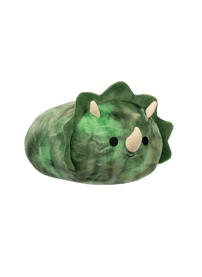 Squishmallows 12 inch Medium Plush StackablesTrey Textured Green Triceratops , Officially Licensed Kellytoy Plush Toy, Colorful Soft Toy, Gift for Kids, Girls & Boys Washable Squishy Stuff Toy Multicolor All Age  - Image 2