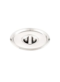 Restaurantware Restaurantware-LID ONLY: Met Lux Lid For 3.5 Quart Bain Marie, 1 Stainless Steel Lid For Bain Marie Pot - Built-In Handle, Pot Sold Separately  - Image 1
