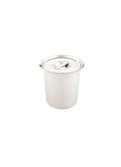 Restaurantware Restaurantware-LID ONLY: Met Lux Lid For 3.5 Quart Bain Marie, 1 Stainless Steel Lid For Bain Marie Pot - Built-In Handle, Pot Sold Separately  - Image 2