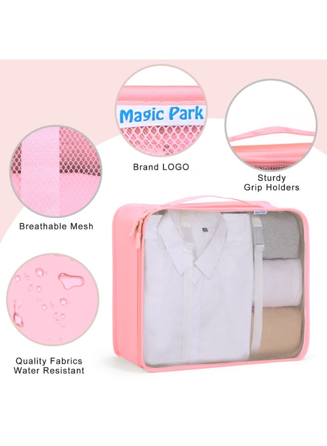 Magic Park Packing Cubes for Suitcase 8Pcs Packing Cubes for Storage Luggage Packing Organizer Travel Packing Cubes Set Clothes Shoes Storage for Travel Essential - Image 4
