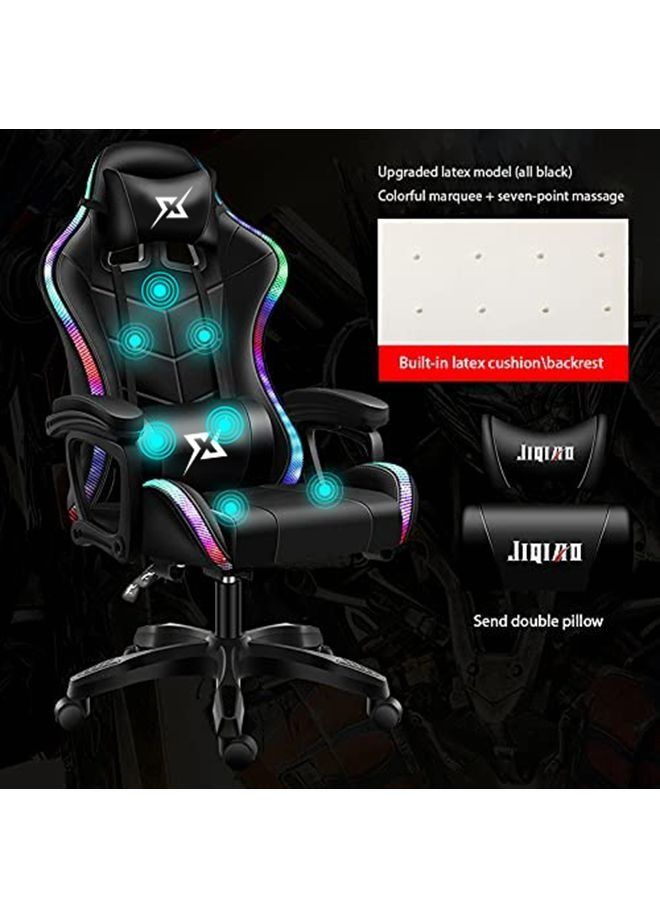Cool Baby Gaming Chair LED Light Racing Chair,Ergonomic Office Massage Chair  - Image 2