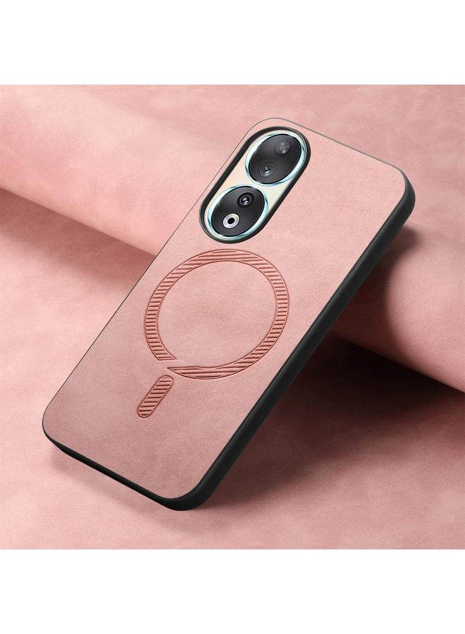 S-TOP Case For Honor 90 Retro Magsafe Magnetic PU Back Cover Phone Case - Image 4