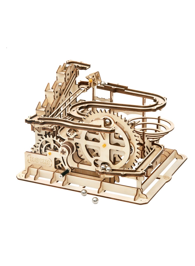 روبوتايم ROKR رخام باركور قمع كبير تشغيل الرخام LG501 ، الجمعية الدماغ دعابة 3D لغز خشبي DIY بناء نموذج الحرف اليدوية مجموعات ، هدايا عيد ميلاد ديكور المنزل فريدة من نوعها للمراهقين أو البالغين - Image 1
