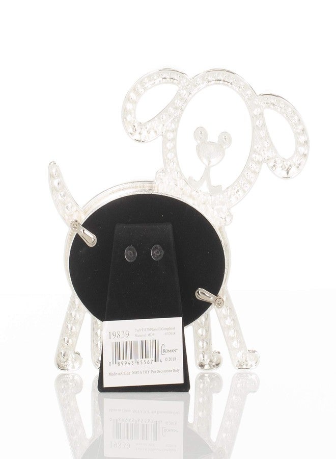 Roman Caroline Collection 5.5" H Princess Dog Outline Frame, Holds 3.5" x 2.5" Photo - Image 4