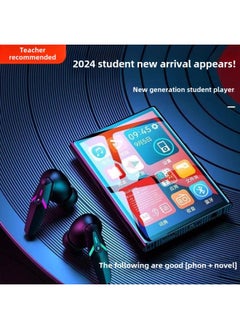 Generic Mp4 Students Mp5 Touch Screen Edition High School Students Watch Novels And Listen To Songs Mp3 Walkman Can Connect To Bluetooth Student Edition-Body Color:Metal Version 2.4inch Touch Screen [no Bluetooth] Free Gift Pack-Memory Capacity:128g [downloaded Many Popular Songs And Novels]  - Image 3