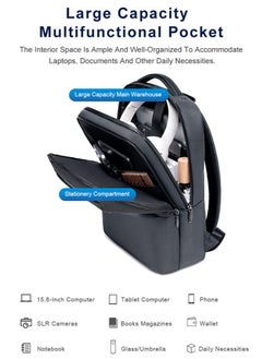 ARCTIC HUNTER Business Travel Backpack, Casual School Book Bag with Laptop and Tablet Compartment for Men, Grey  - Image 3