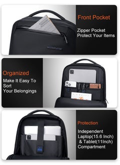 ARCTIC HUNTER Business Travel Backpack, Casual School Book Bag with Laptop and Tablet Compartment for Men, Grey  - Image 4