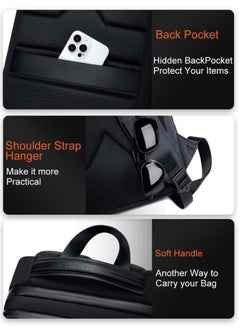 ARCTIC HUNTER Business Travel Backpack, Casual School Book Bag with Laptop and Tablet Compartment for Men, Grey  - Image 5
