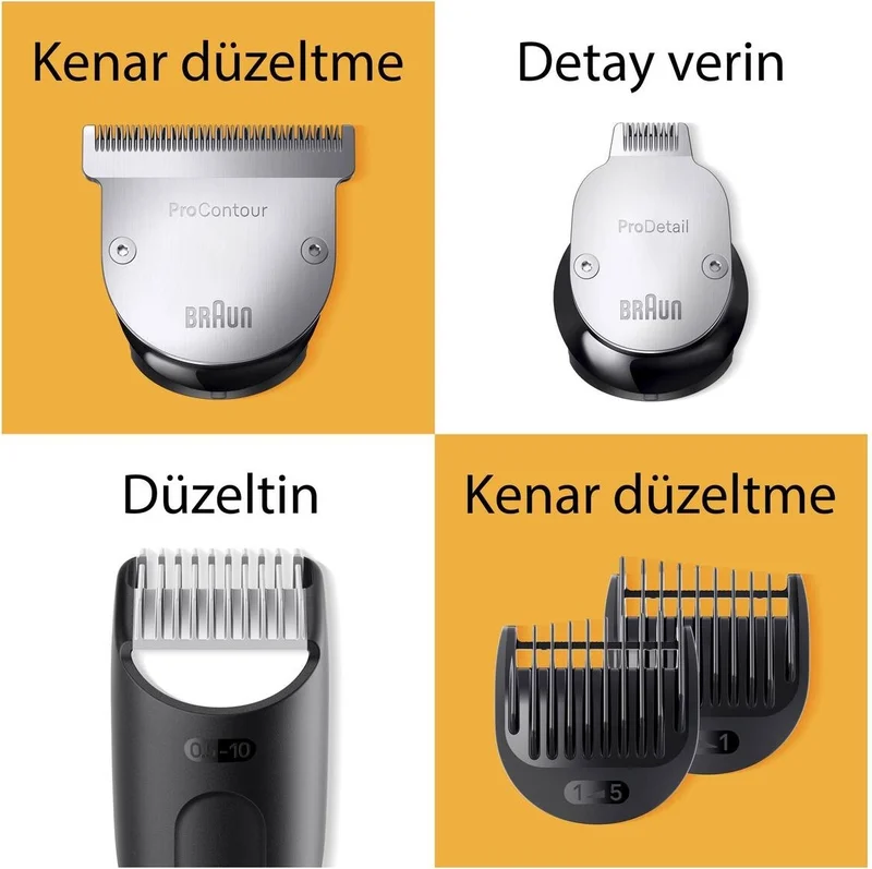 BRAUN Series 9 BT9420 Professional Beard Trimmer Included Barber Tools