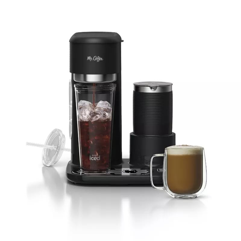 Mr. Coffee 4-in-1 Single-Serve Latte, Iced, and Hot Coffee Maker with Milk Frother and Tumbler Black - Image 4