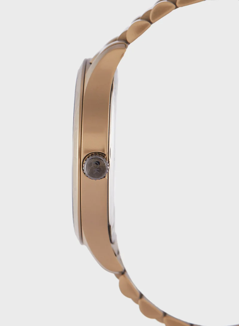 كالفن كلاين Ionic Plated Khaki Steel & Lse