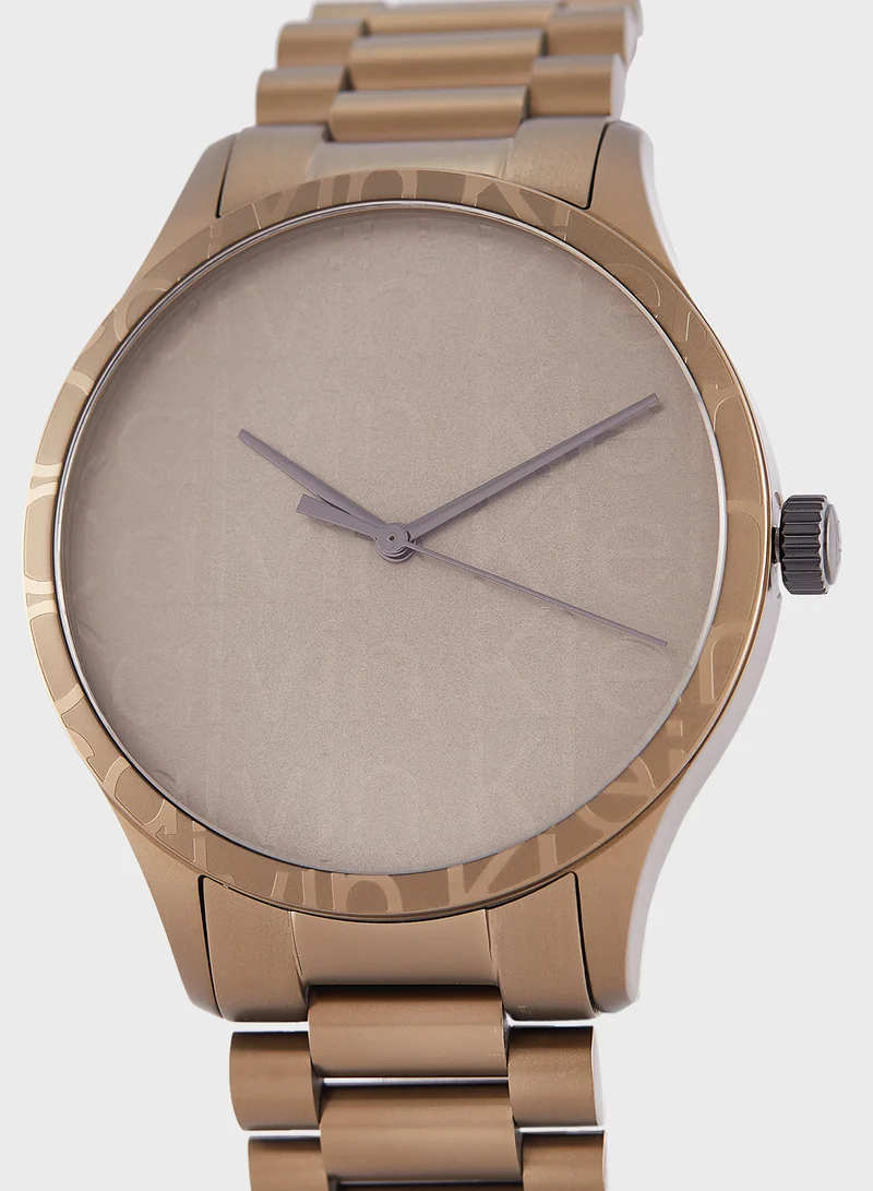 كالفن كلاين Ionic Plated Khaki Steel & Lse