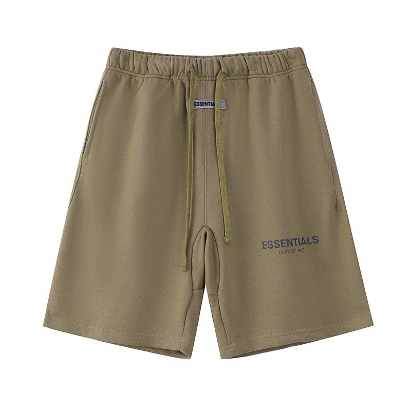 2022 Summer Fear Of God Fogess Shorts Drawstring Men And Women Couple Loose Shorts Casual - Image 3