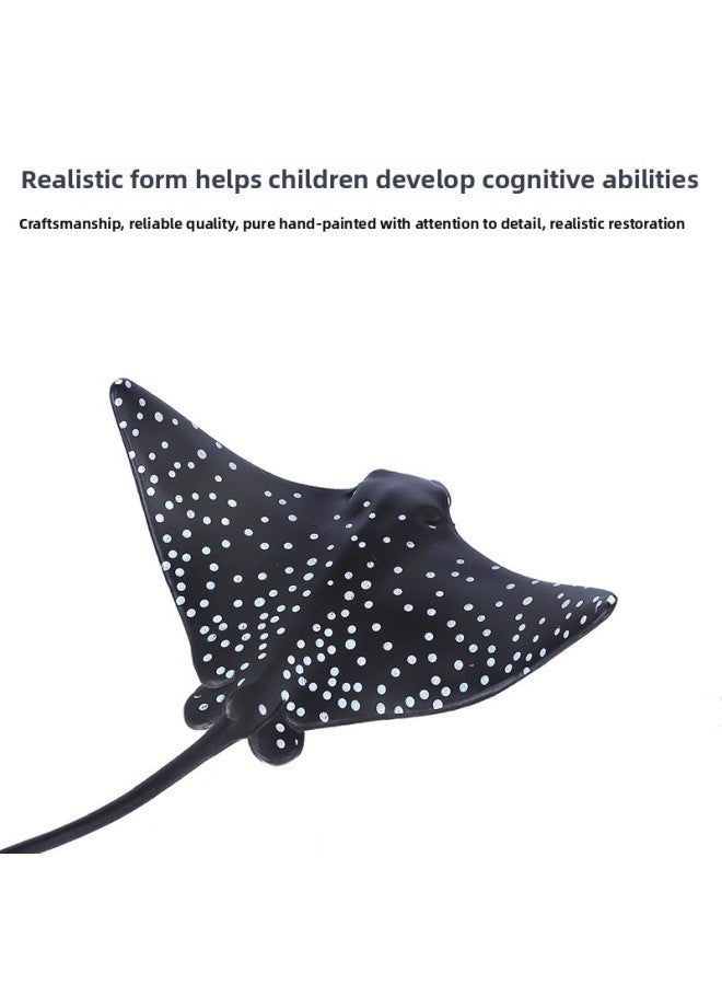Marine Life Model Big Devil Fish Manta Ray Children Simulation Static Plastic Stall Animal Toys Supply-Color:Large Manta Ray - Image 5