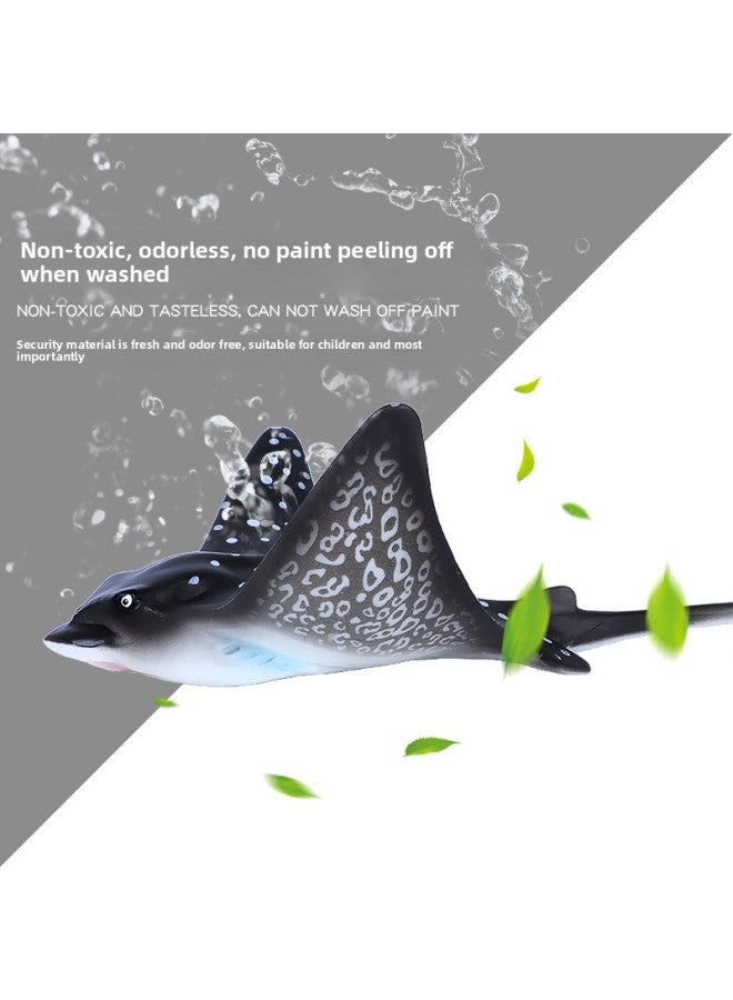 Marine Life Model Big Devil Fish Manta Ray Children Simulation Static Plastic Stall Animal Toys Supply-Color:Large Manta Ray - Image 3