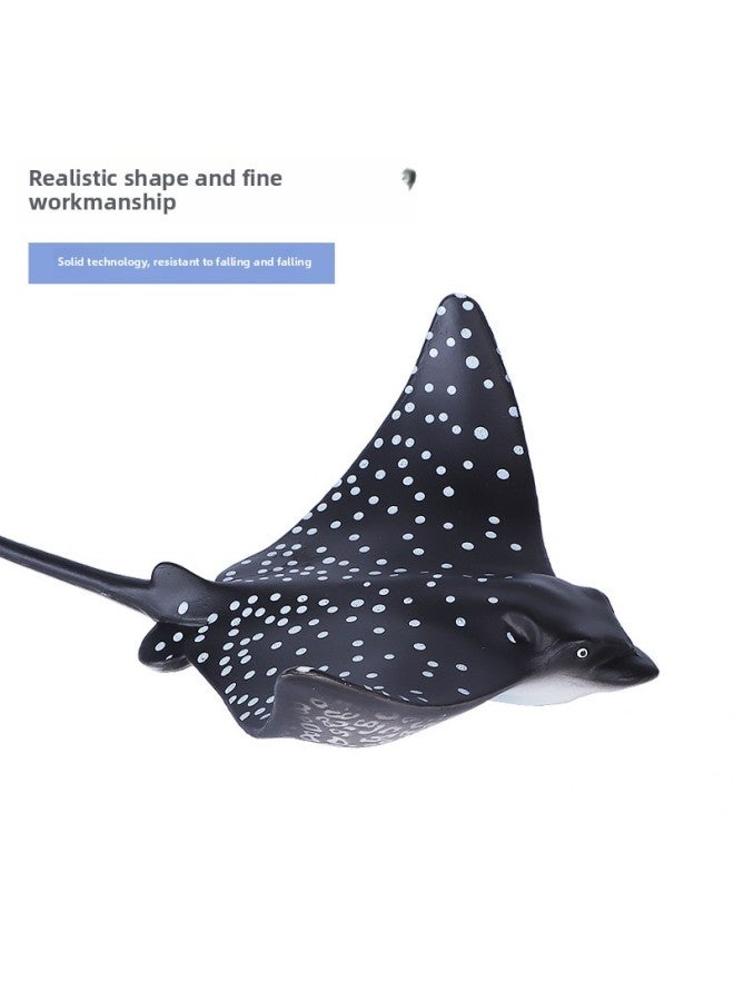 Marine Life Model Big Devil Fish Manta Ray Children Simulation Static Plastic Stall Animal Toys Supply-Color:Large Manta Ray - Image 2