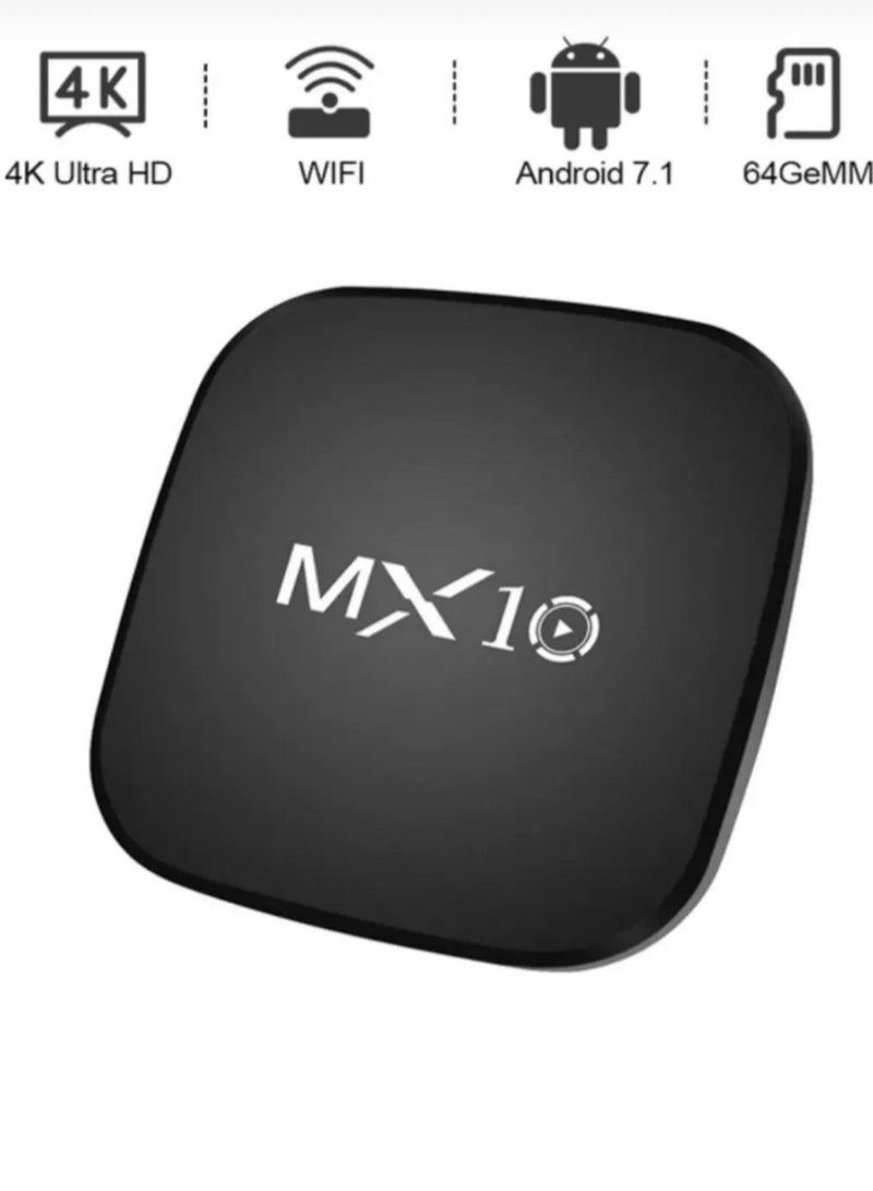 MX10 Android TV Box 4K - Image 1