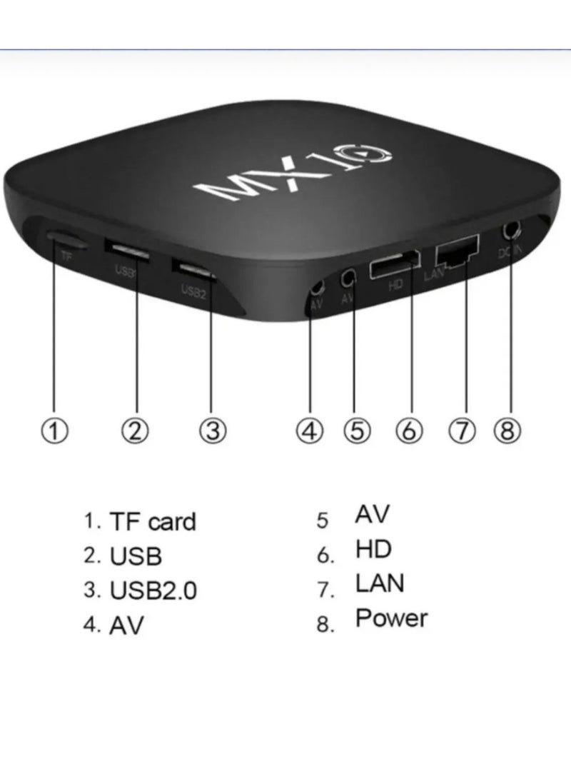 MX10 Android TV Box 4K - Image 3