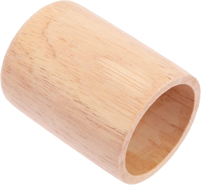 2 قطعة قضيب مصباح مجوف قاعدة مصباح ليلي من الخشب الصلب إكسسوارات قاعدة مصباح مستديرة حامل DIY - Image 1