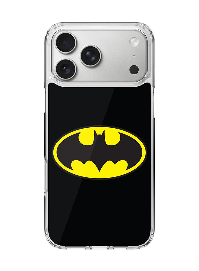 Stylizedd Classic Clear MagSafe Case for iPhone 17 Pro Max , Hybrid Soft Case Flexible Edges Anti Drop TPU PC Gel Thin Transparent Cover [ Designed for iPhone 17 Pro Max ] - The Bat