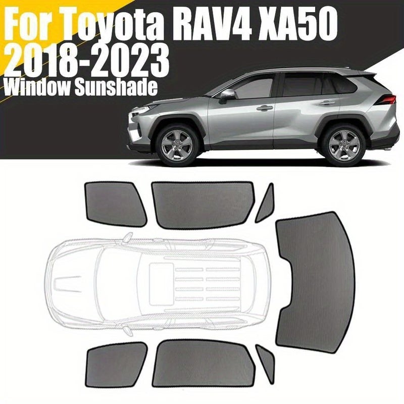 Toyota RAV4 XA50 2018-2024 Triangle Curtain Front Windshield Sunshade - Image 1