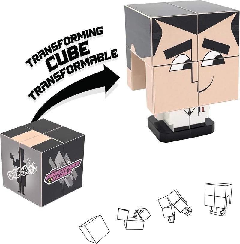 Qubi The Powerpuff Girls Professor Utonium Transforming Cube Figure (14 cm) - Image 4