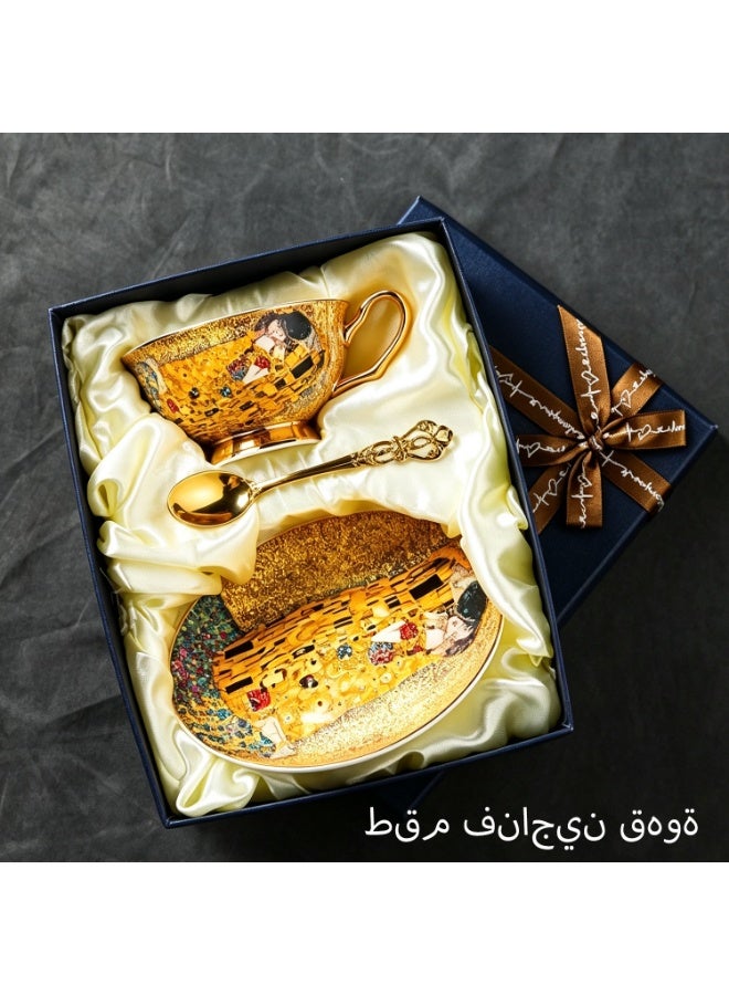 كوب قهوة من السيراميك الشرقي - كوب قهوة من الخزف الحجري المنحوت يدويًا، قابل لإعادة الاستخدام، قاعدة مانعة للانزلاق، يُغسل يدويًا فقط، مناسب للإسبريسو واللاتيه والكابتشينو والشاي - هدية أنيقة مستوحاة من الصحراء وديكور منزلي مميز - Image 1