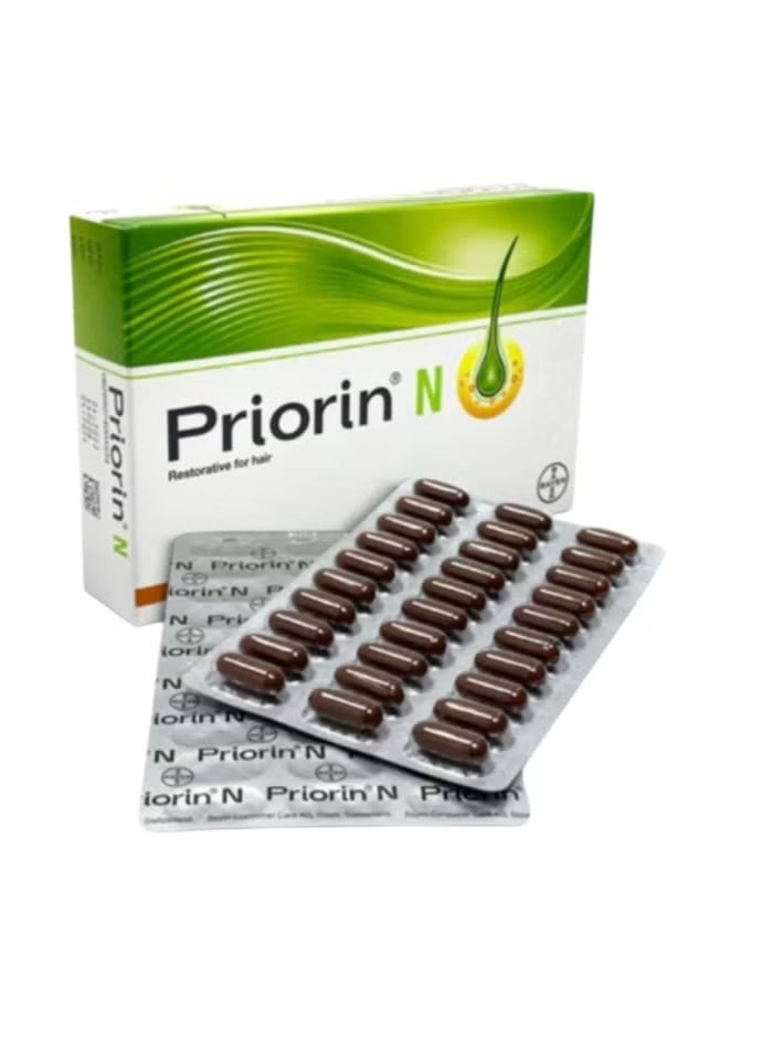 BAYER Priorin N Capsules for Hair Growth 90 Capsules - Image 2