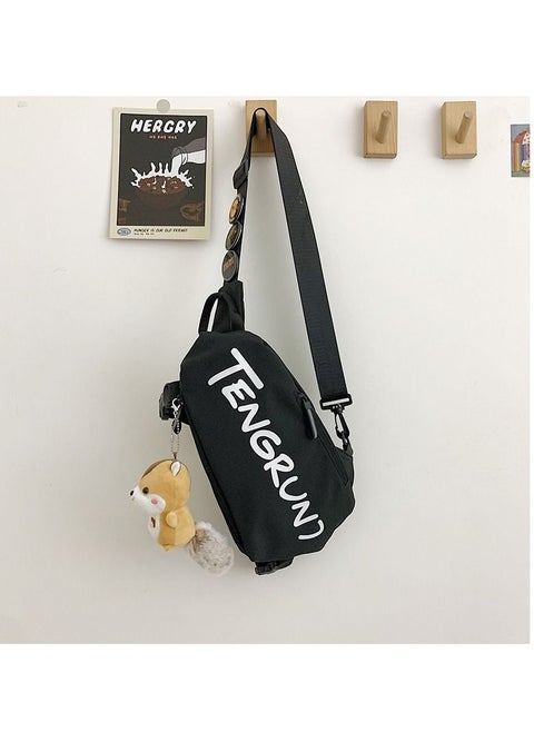 Men's and women's sports students' casual waist bag