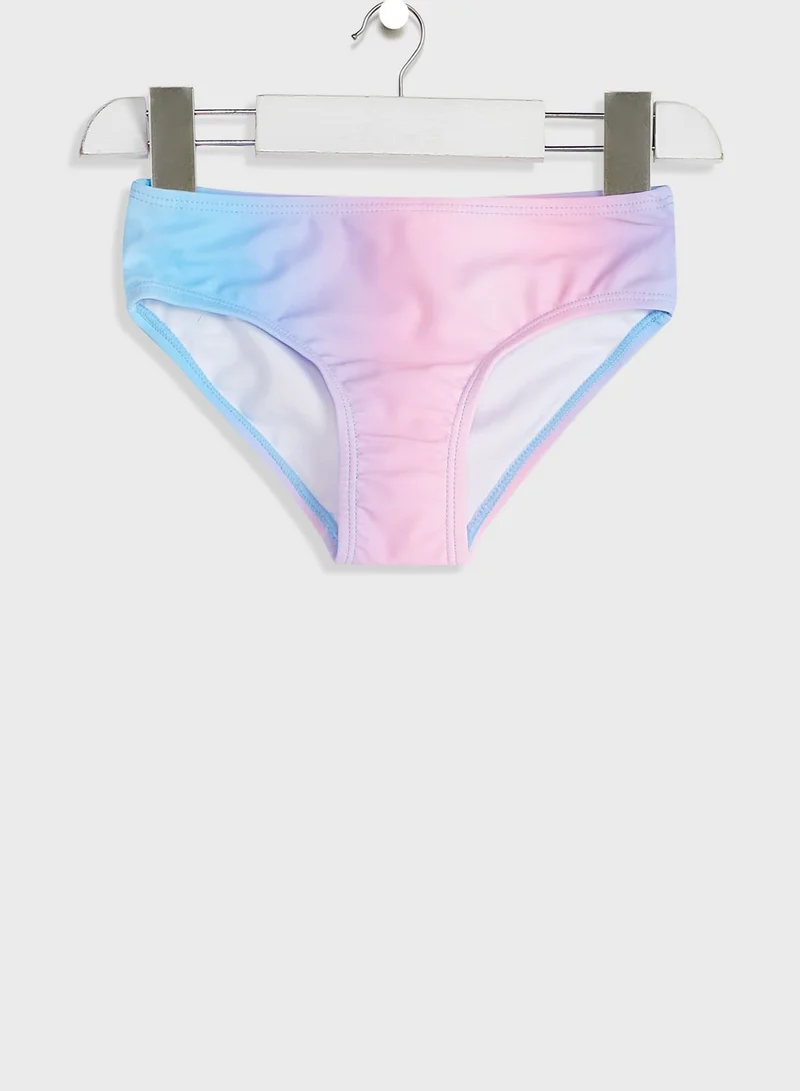 MINOTI Youth Laser Cut Gradient Print Bikini Set